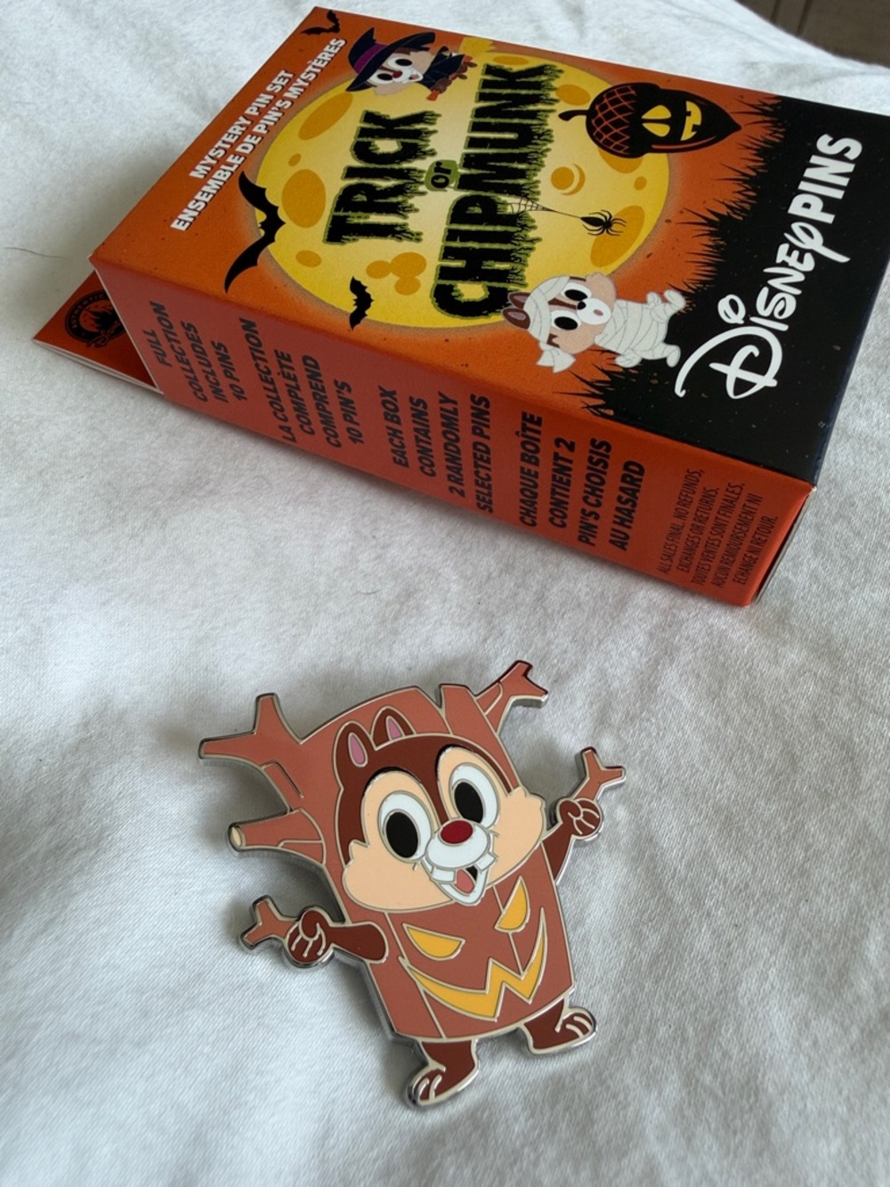 Disney Trick or Chipmunk Halloween Mystery Pins